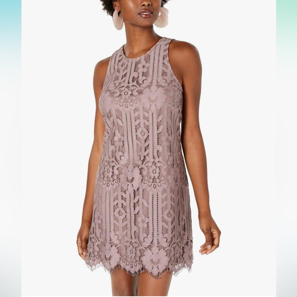 Speechless Women’s Lace Sleeveless Cocktail Dress